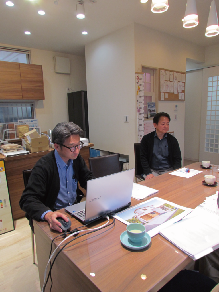 少しずつ形になる、住まいのプラン打ち合わせ